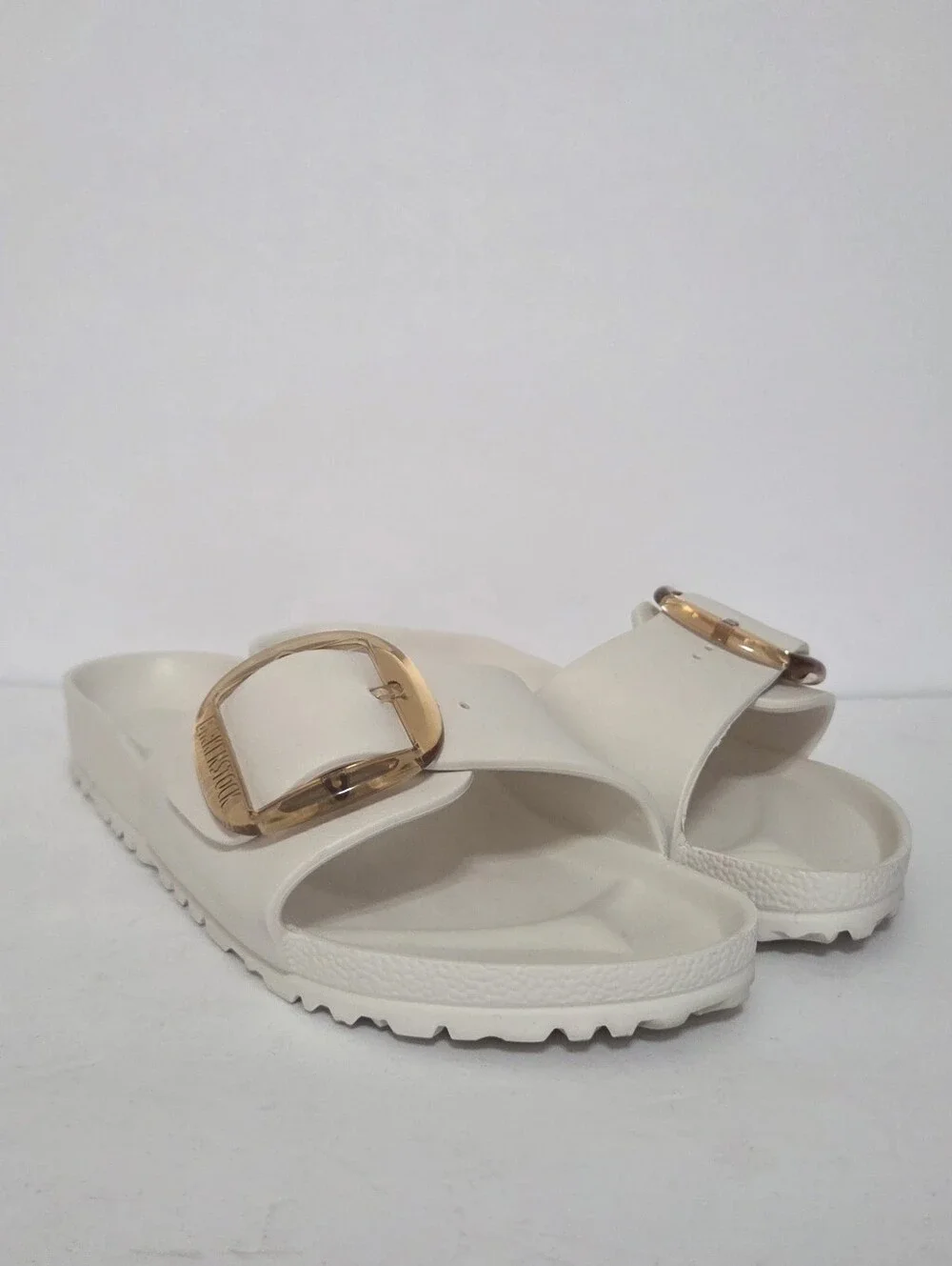 Birkenstock Madrid EVA Big Buckle Eggshell Sandals Size 40 | 9-9.5